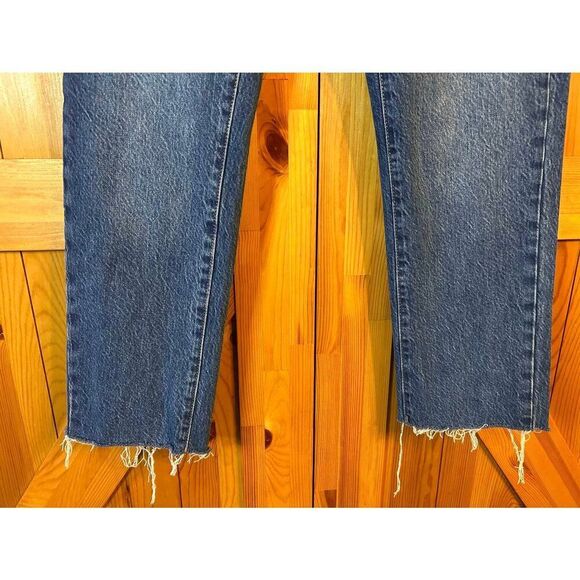 Aeropostale Distressed Medium Wash Relaxed Taper Jeans READ Size 28/32 (8906) - Picture 3 of 10